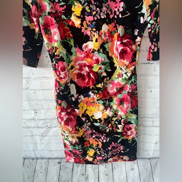 Pink Blush Multicolor Floral cute dress size M - Picture 7 of 11